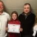 Alice Hall Wins Wales Golf Junior Girls Steps Challenge Alice Hall with Plassey junior organiser Glenn Carney, dad Ian, and Plassey owner Sarah Brookshaw.