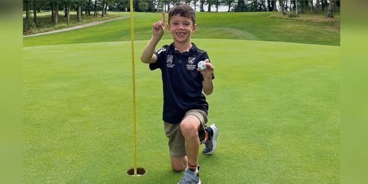 Walter, 7, Makes Hole-in-One in First-Ever Round! Walter, 7, Hits Hole-in-One in First Golf Round