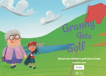 New Kids’ Golf Book Granny Gets Golf Now Available The front cover of Granny Gets Golf book.