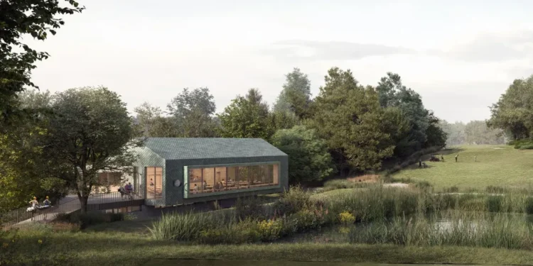 North Manchester Golf Club Plans Approved CGI of the proposed new North Manchester Golf Club.
