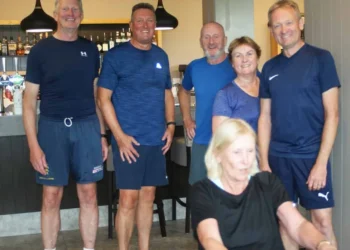 Bramhall Golf Club Captain Rowing for Charity.