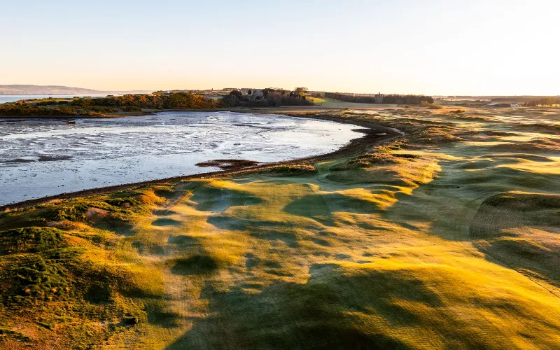 Tom Doak’s Old Petty Course Set for Summer Debut at Cabot Highlands The Old Petty golf course at Cabot Highlands.