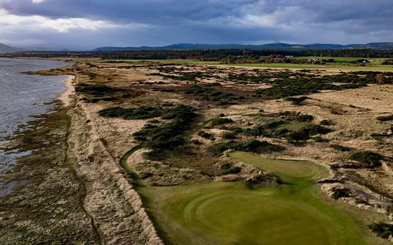 Royal Dornoch Launches Coastal Monitoring Plan The Struie Course at Royal Dornoch close to the sea.