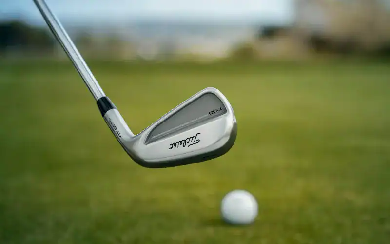 Titleist Unveils Next Generation T-Series Irons for 2025 a golf club and a ball