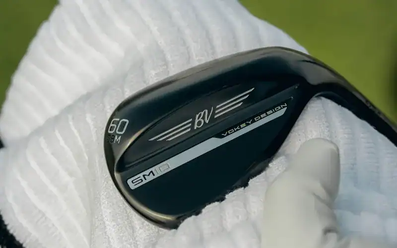 Titleist Reveals Vokey SM10 Black Vapor Wedges for 2025 Titleist Vokey SM10 Black Vapor wedges with black finish.