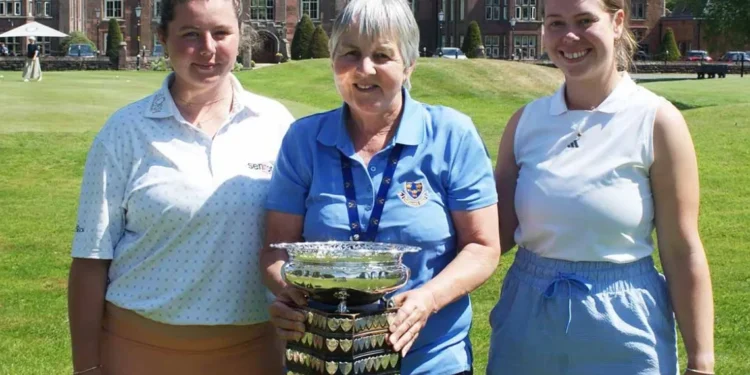 Cheshire Ladies Provide a Thrilling Championship a group of women posing with a trophy
