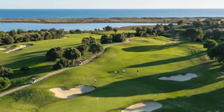 Explore Golf & Gastronomy at Palmares This Summer a group of people on a golf course