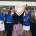 Sale ladies rule on the Mersey a group of women holding a shield