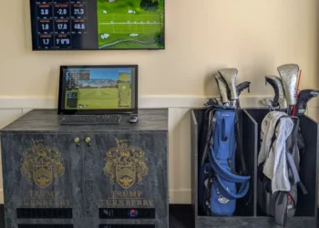 Trump Turnberry Upgrades Golf Academy with Trackman Golf equipment and technology setup