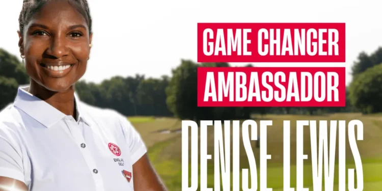 Dame Denise Lewis Becomes England Golf Ambassador Denise Lewis promotes golf as ambassador.