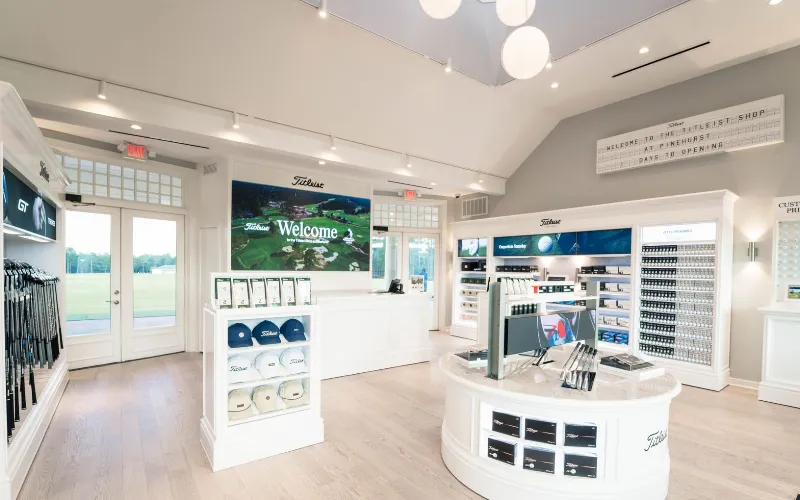 New Titleist Shop Pinehurst Combines History and Innovation Inside the New Titleist Shop Pinehurst