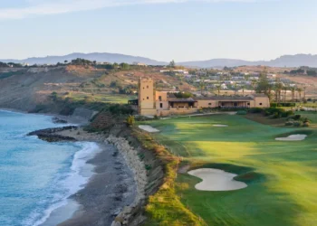 Rocco Forte Emirates Golf Federation Partnership Announced Coastal golf course with scenic views.