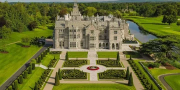 Stunning manor with manicured gardens