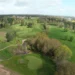 Dave Nelson Wins Fourth Cheshire Men's Senior Title Lush green golf course landscape aerial view.