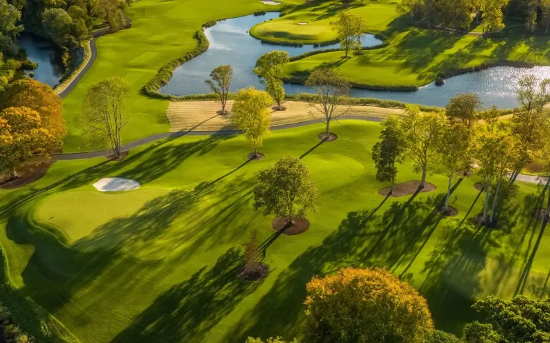 Adare Manor to Stage 2027 Ryder Cup Centenary Lush green golf course with water features