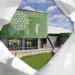 New golf centre design through torn paper