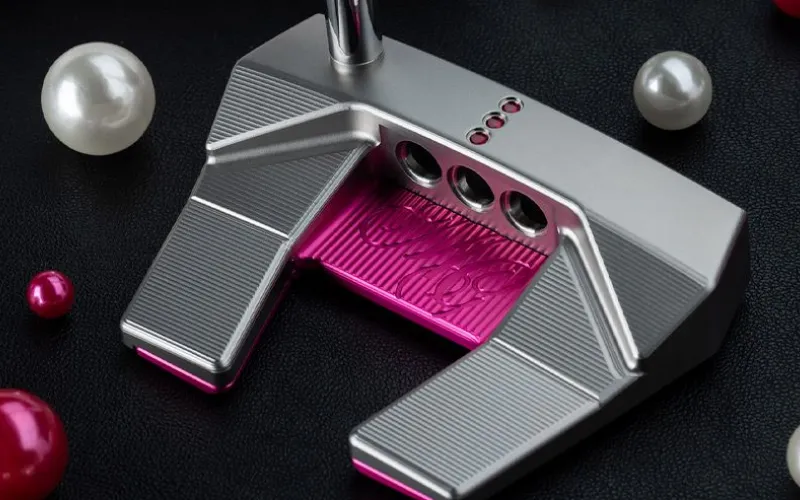 Stylish putter with vibrant accents.